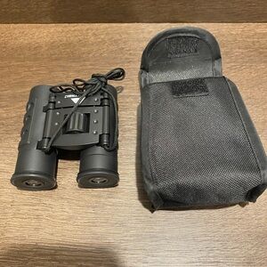 Ozark Trail Black Binoculars with Carrying Case